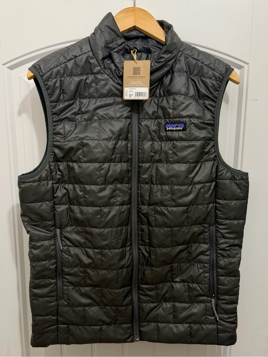 Patagonia Other - Patagonia Men's Nano Puff Vest, Forge Grey Size Medium NWT LOGO 84243 $189 MSRP